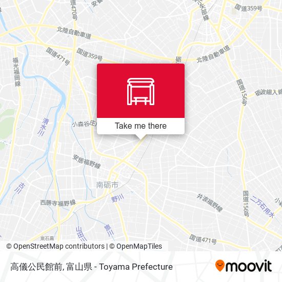 高儀公民館前 map