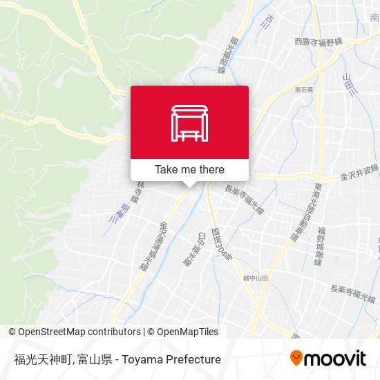 福光天神町 map