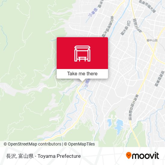 長沢 map