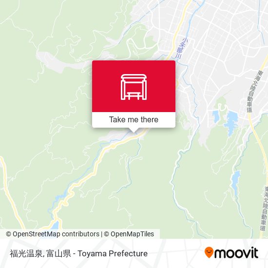 福光温泉 map