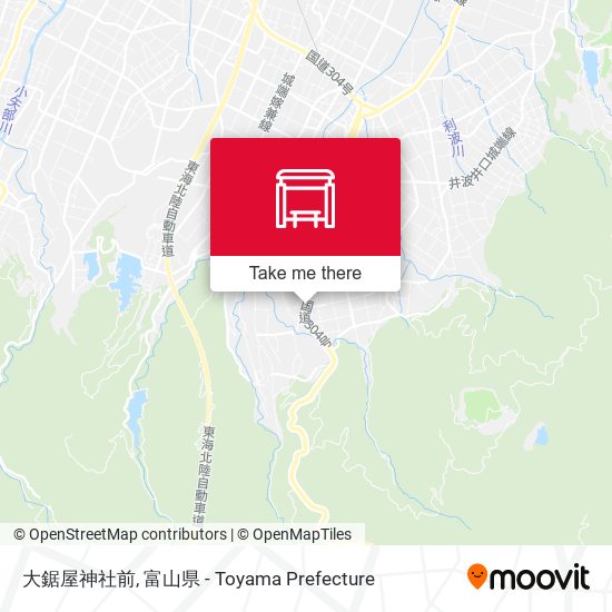 大鋸屋神社前 map