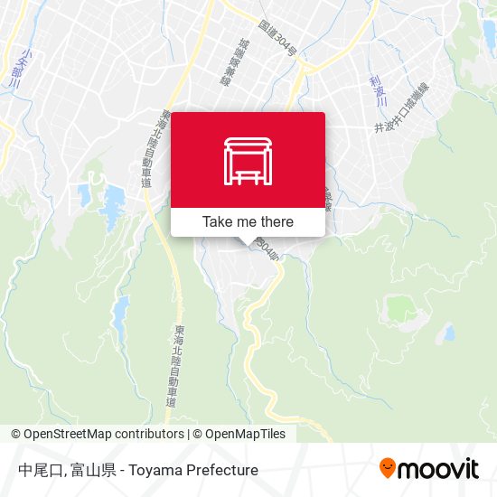 中尾口 map