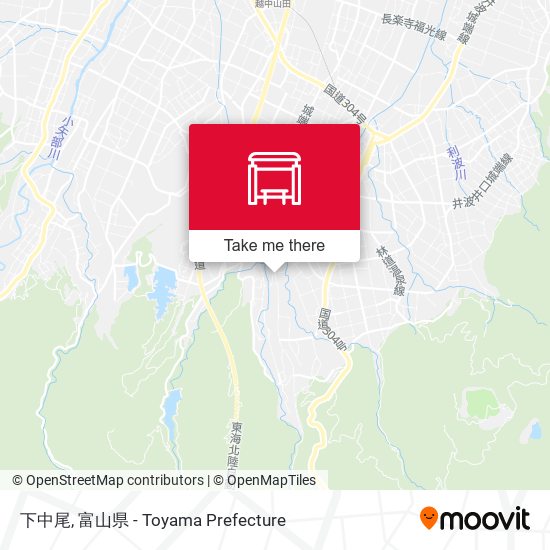 下中尾 map