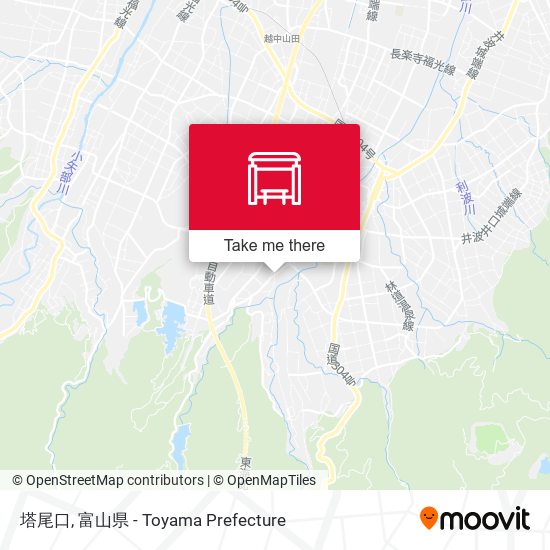 塔尾口 map