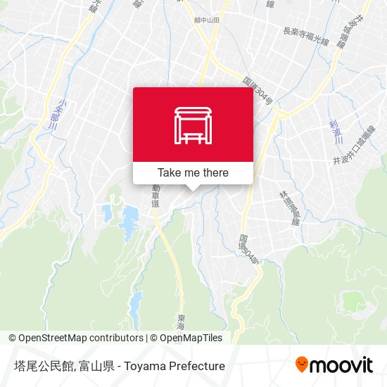 塔尾公民館 map
