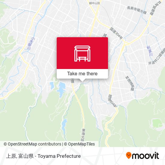 上原 map