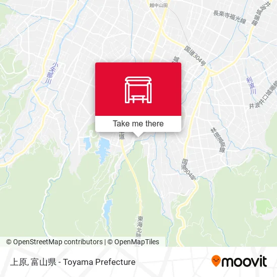 上原 map