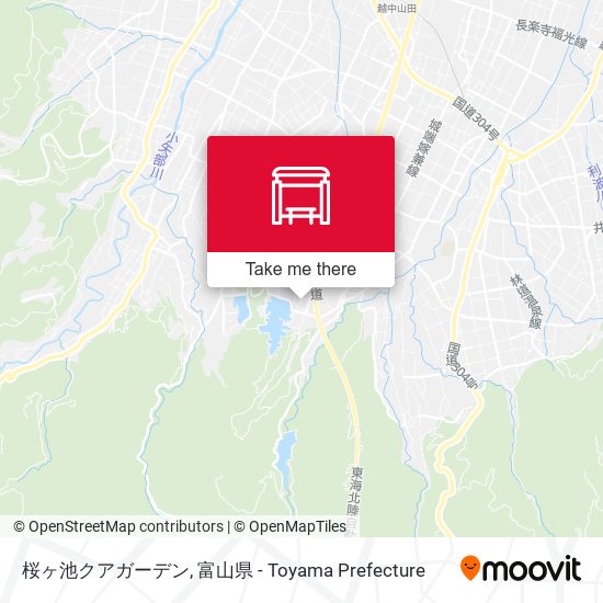 桜ヶ池クアガーデン map