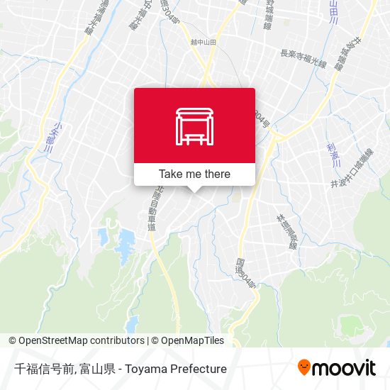 千福信号前 map