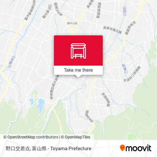 野口交差点 map