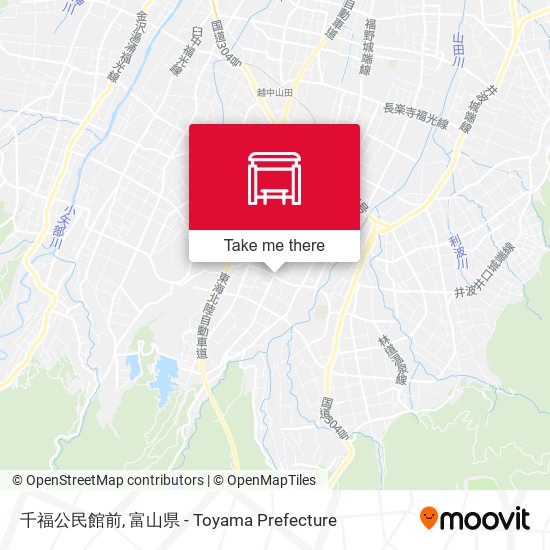 千福公民館前 map