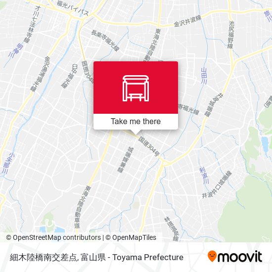 細木陸橋南交差点 map