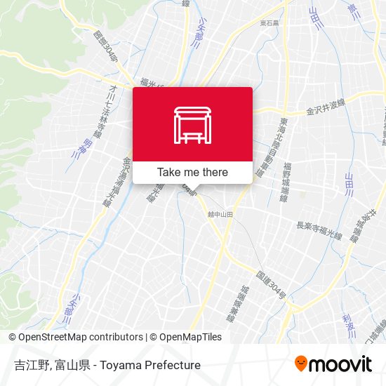 吉江野 map