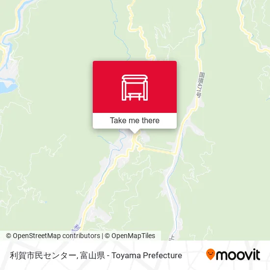 利賀市民センター map