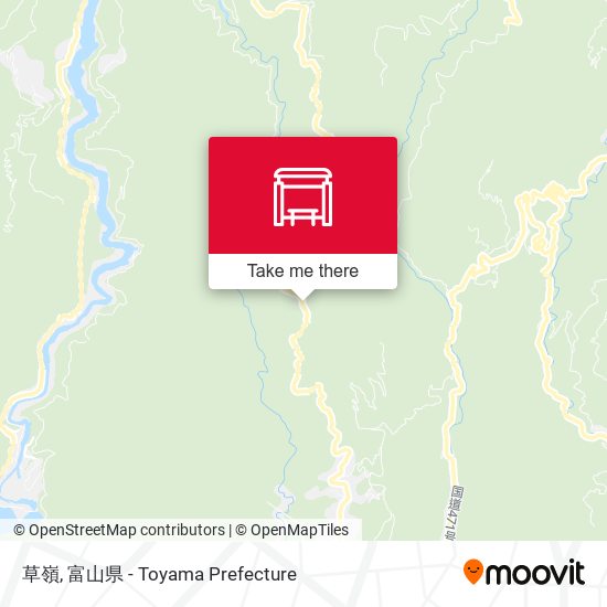 草嶺 map