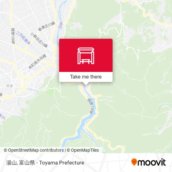 湯山 map