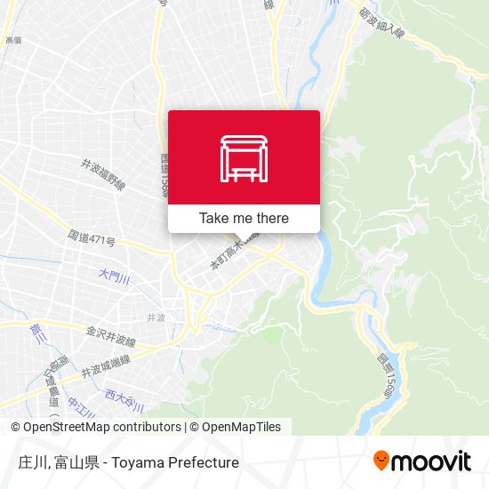 庄川 map