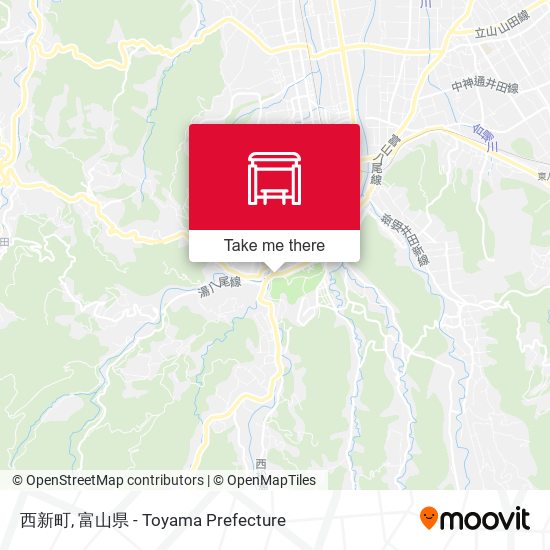 西新町 map