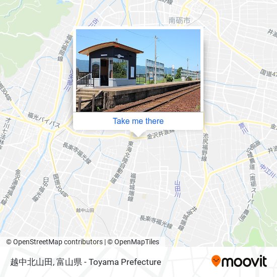 越中北山田 map