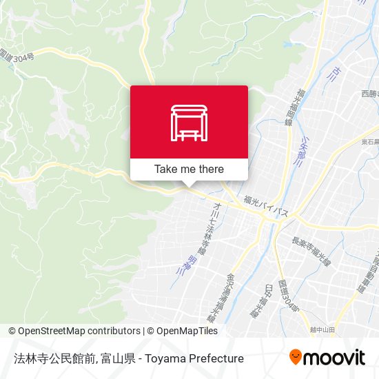 法林寺公民館前 map