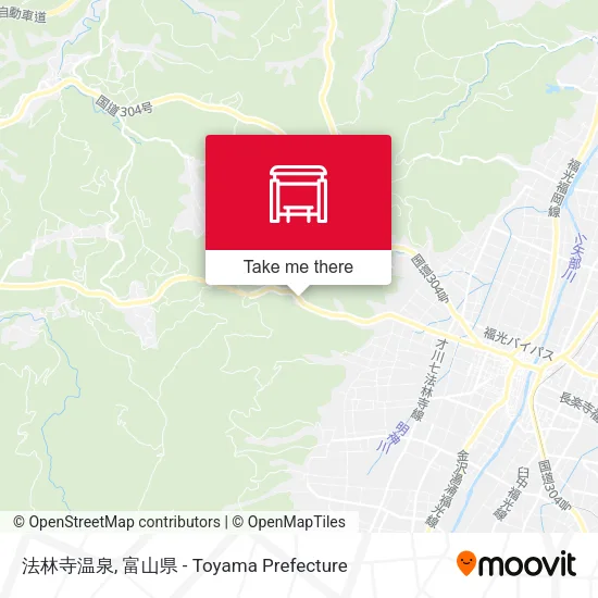 法林寺温泉 map