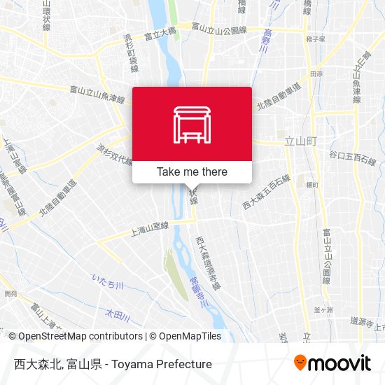 西大森北 map