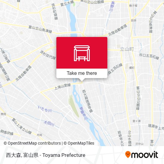 西大森 map