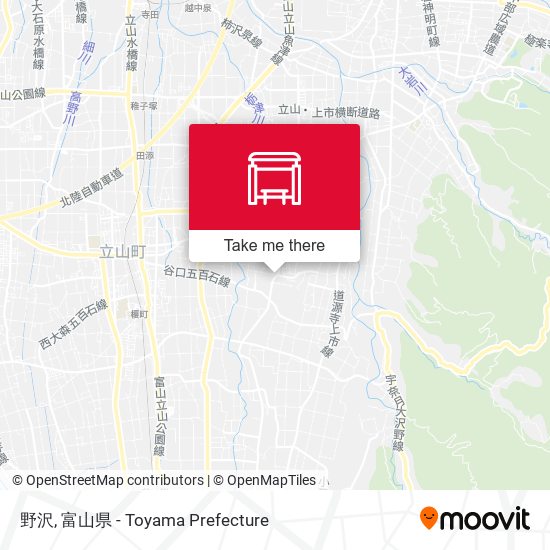 野沢 map