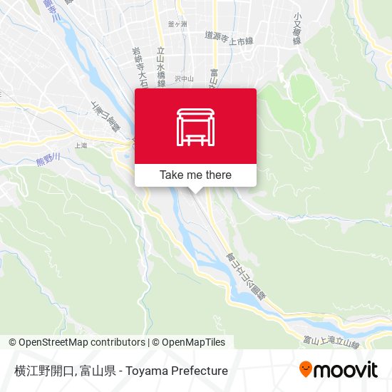 横江野開口 map