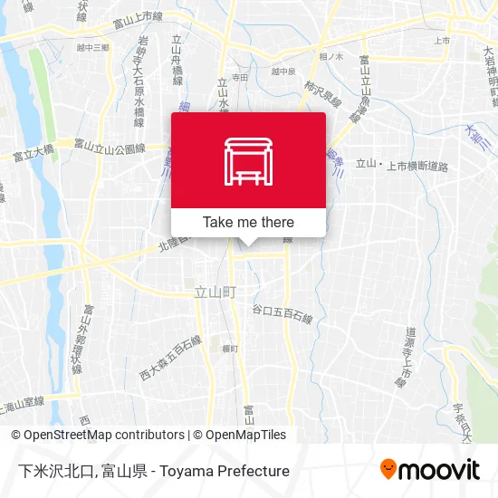 下米沢北口 map