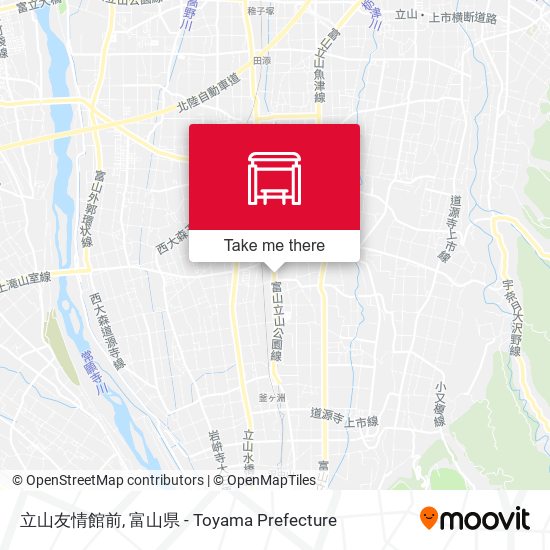 立山友情館前 map