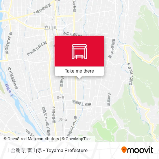 上金剛寺 map
