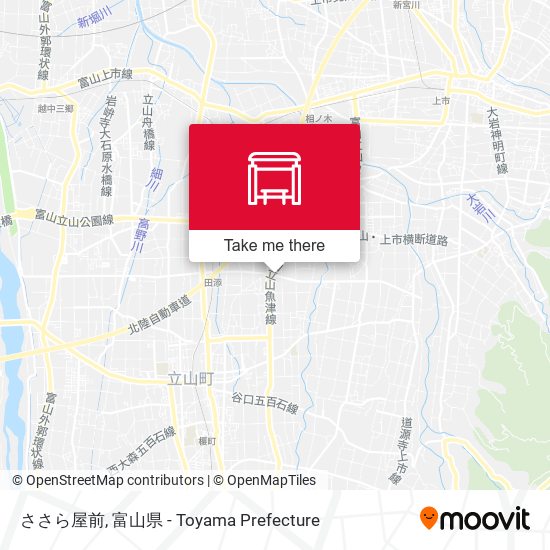 ささら屋前 map