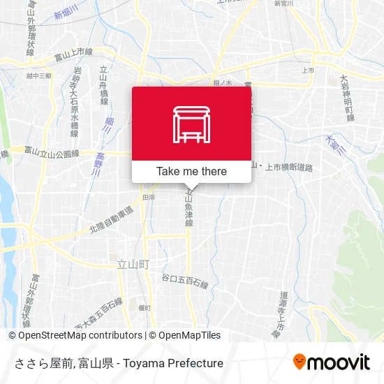 ささら屋前 map