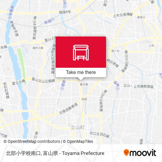 北部小学校南口 map