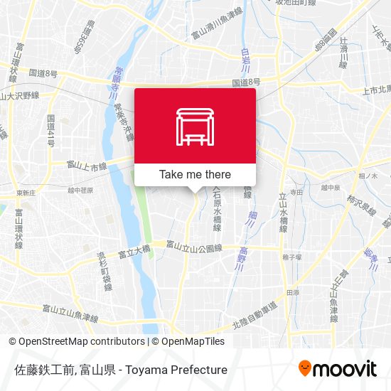 佐藤鉄工前 map