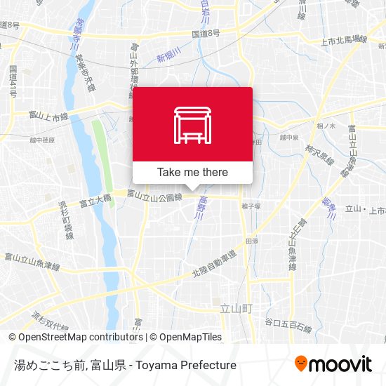 湯めごこち前 map