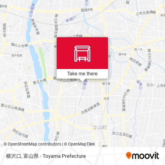 横沢口 map