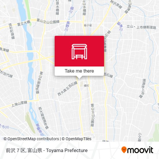 前沢７区 map