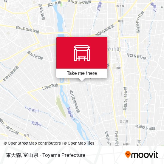 東大森 map