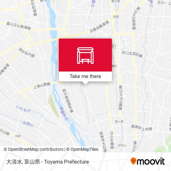 大清水 map