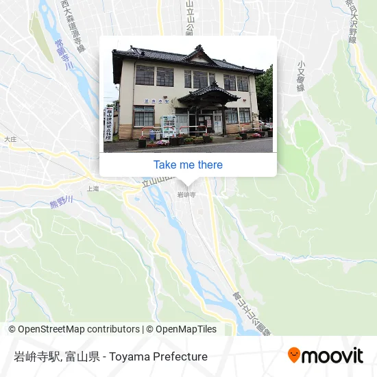 岩峅寺駅 map