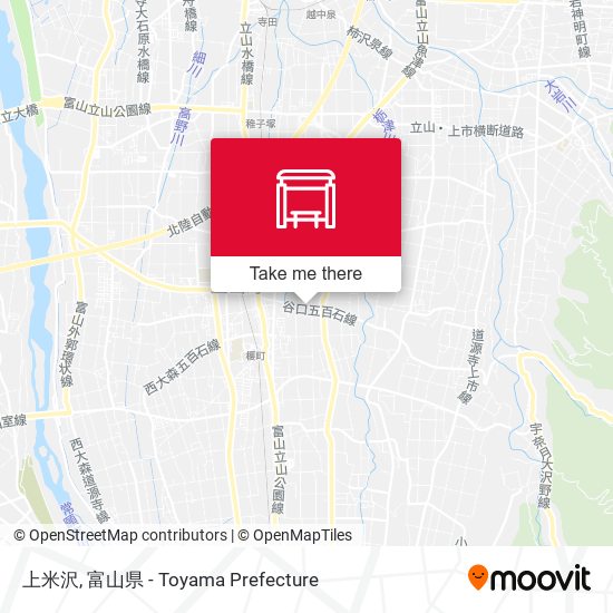 上米沢 map