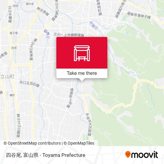 四谷尾 map