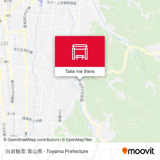 白岩観音 map