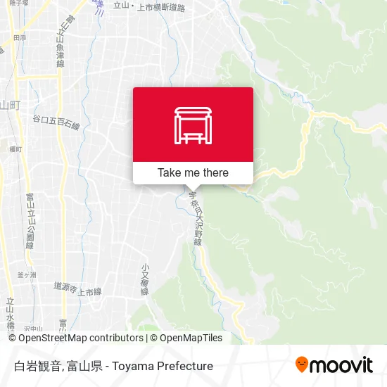 白岩観音 map