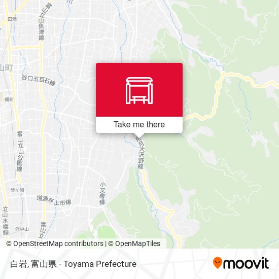 白岩 map