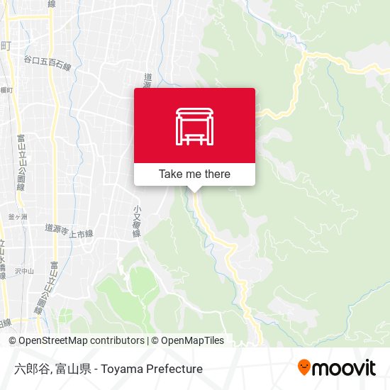 六郎谷 map