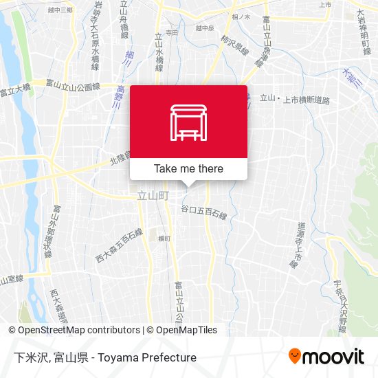 下米沢 map