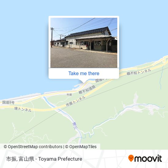 市振 map